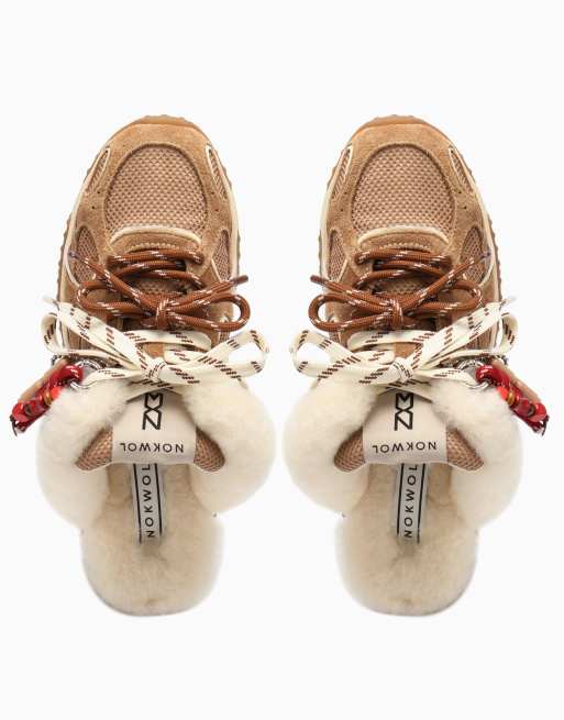 Nokwol Neo mules in biscuit, 2 of 2