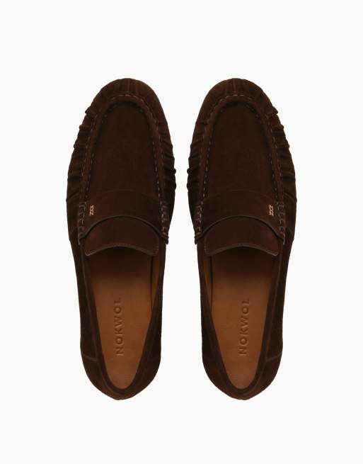 Nokwol Nickle loafers in brown, 3 of 4
