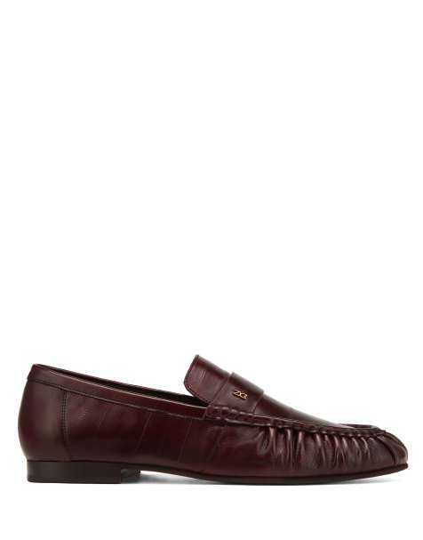 Nokwol Nickle loafers in burgundy - view 1
