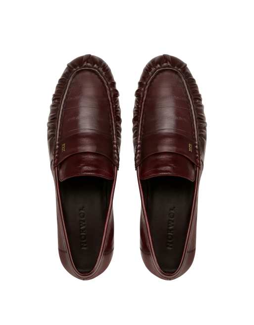 Nokwol Nickle loafers in burgundy, 4 of 4