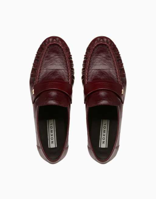 Nokwol Swifty loafers in burgundy, 3 of 3