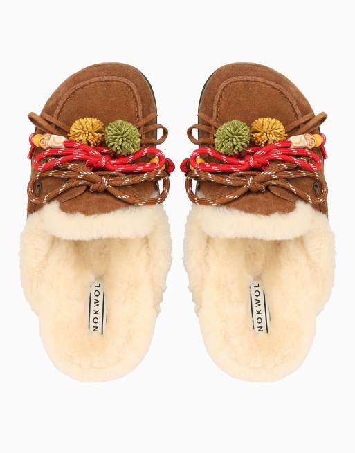 Nokwol Tegan mules in tan, 3 of 3