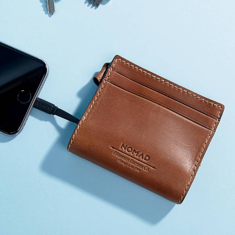 Nomad Wallet Leather Charging Horween | ASOS