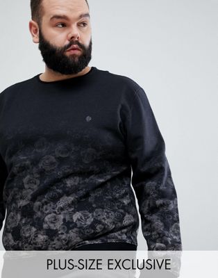 Noose & Monkey - PLUS - Sweater met print-Zwart