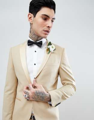 noose monkey asos tuxedo skinny suit jacket super