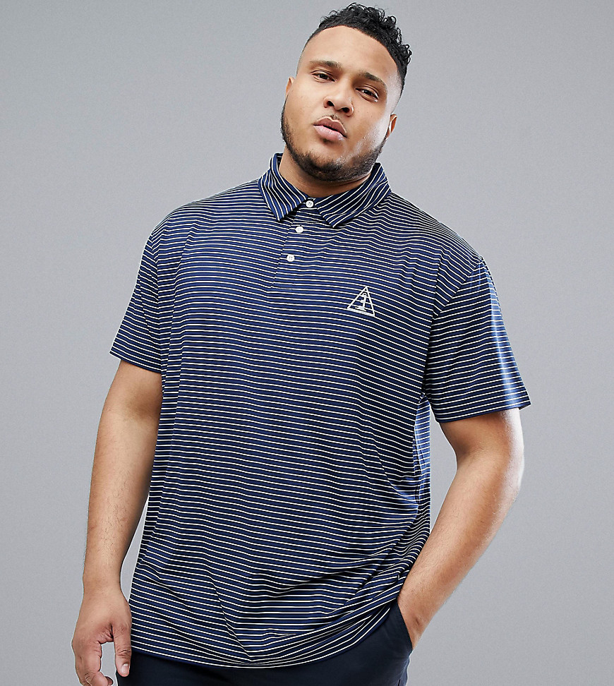 North 56.4 SPORT - Polo in Cool Effect a righe-Blu