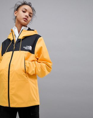 the north face mountain q jacket yellow
