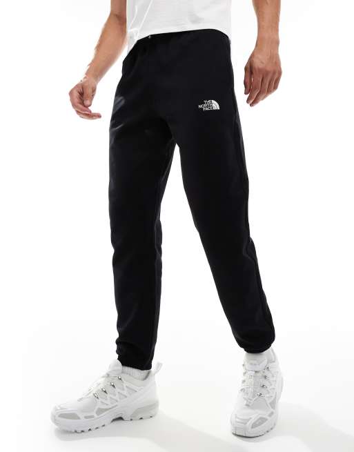 North Face Essential - Sorte og oversized joggingbukser med logo