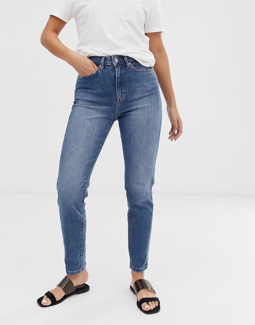 Northmore Denim - Skinny jeans met extra hoge taille van biologisch katoen-Blauw