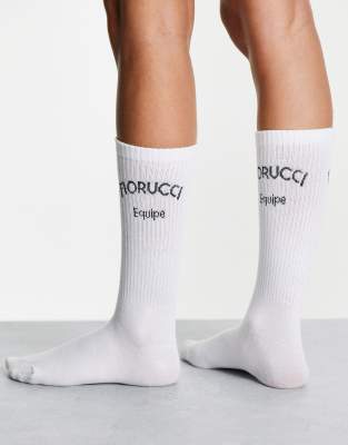 фото Носки в спортивном стиле с логотипом equipe fiorucci-белый