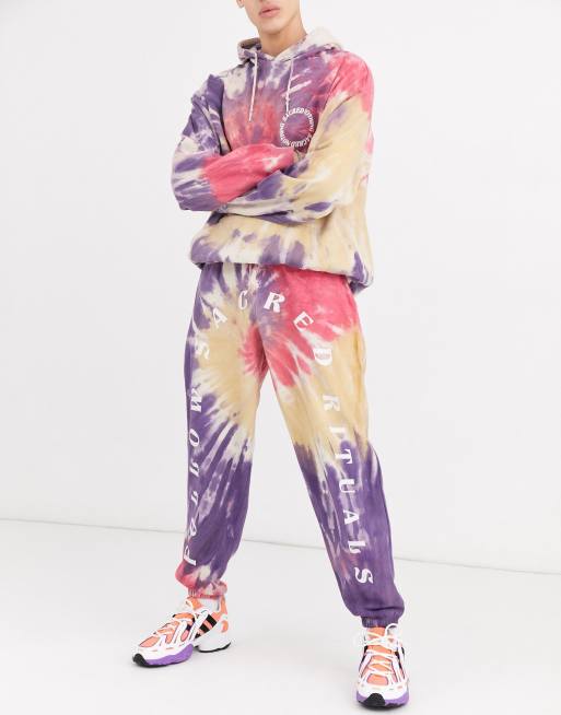 Tie dye joggingpak kind hot sale