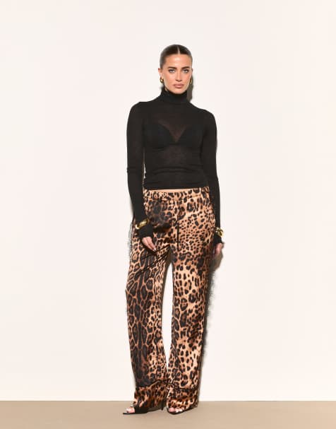 Noughts & Kisses sheer high neck top in black