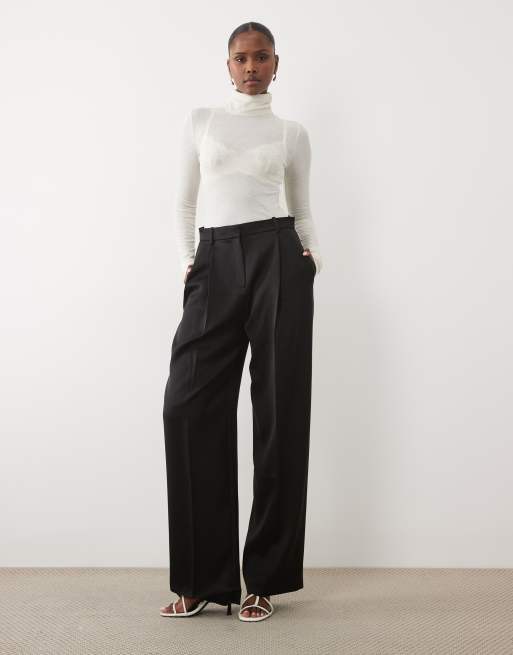 Noughts & Kisses sheer high neck top in cream, 2 of 4