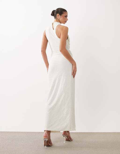 maxi dress with sleeves formal Long Sleeve Off-shoulder Maxi Dress | Butter Rib