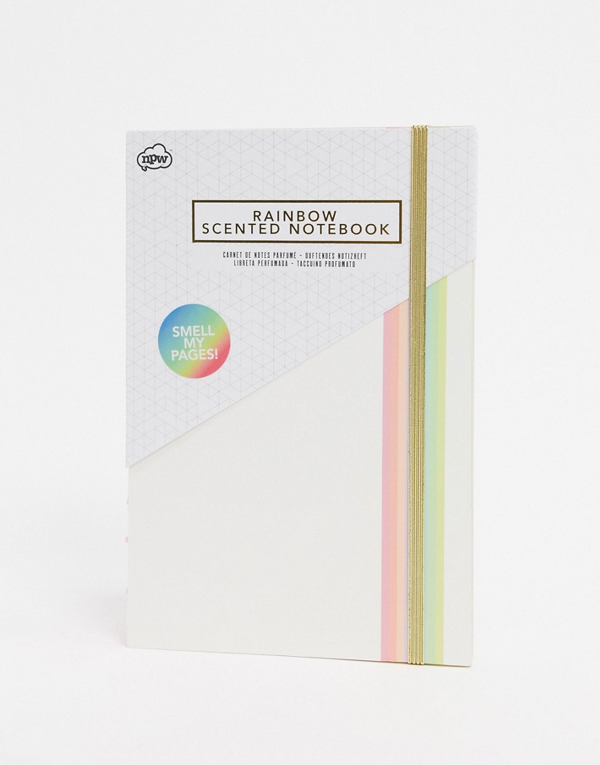 NPW - Geparfumeerd notitieboek in regenboogkleuren-Multi