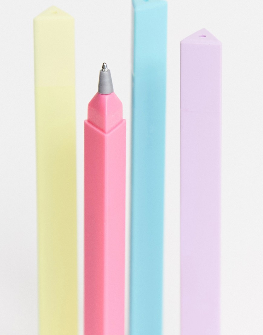 NPW – Set med regnbågsfärgade pennor-Flerfärgad