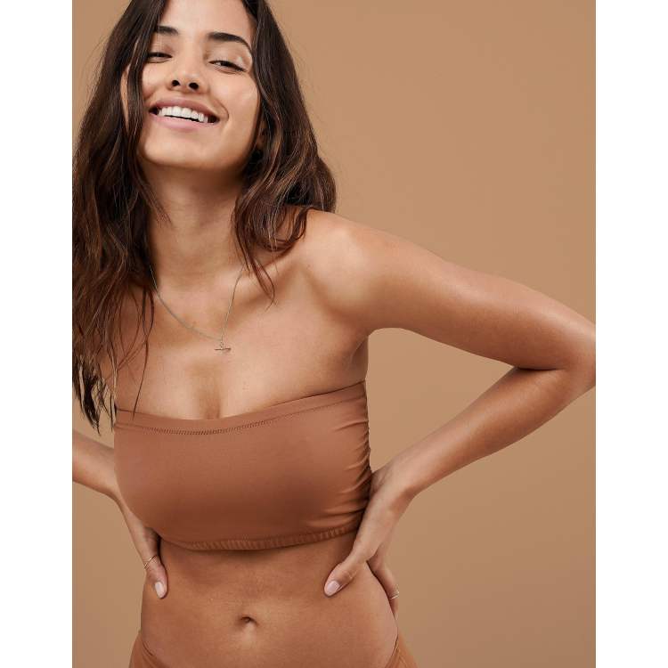 Reggiseno a fascia color carne shop