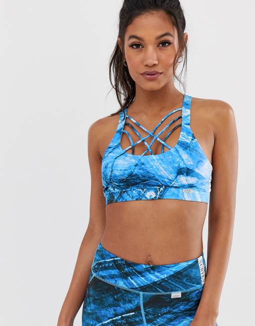 Nubyen Reykjavik Sports Bra & Legging in blue, 2 of 3