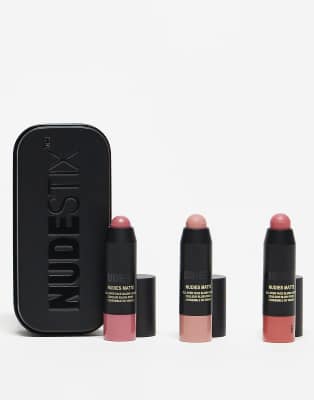 NUDESTIX - Sunkissed Blush & Bronze - Lot de 3 mini sticks - Sunkissed/Sunkissed Cool/Sunkissed Pink-rose