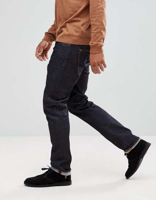 Nudie Jeans Co - Dude Dan - Jeans dritti lavaggio scuro Dry Comfort, 2 di 4
