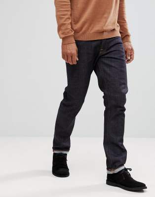 nudie straight leg jeans