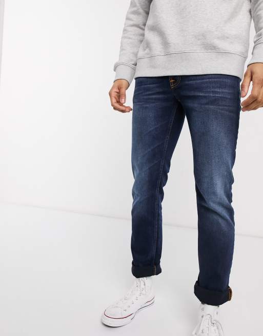 Nudie jeans grim hot sale tim ink navy