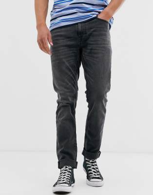 nudie lean dean mono grey