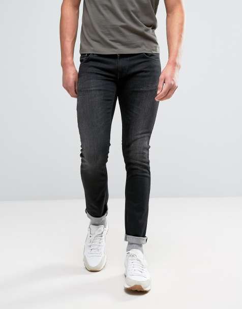 Nudie Jeans Co Long John Jean Black Blizzard Wash - view 1