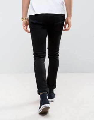 nudie skinny lin black