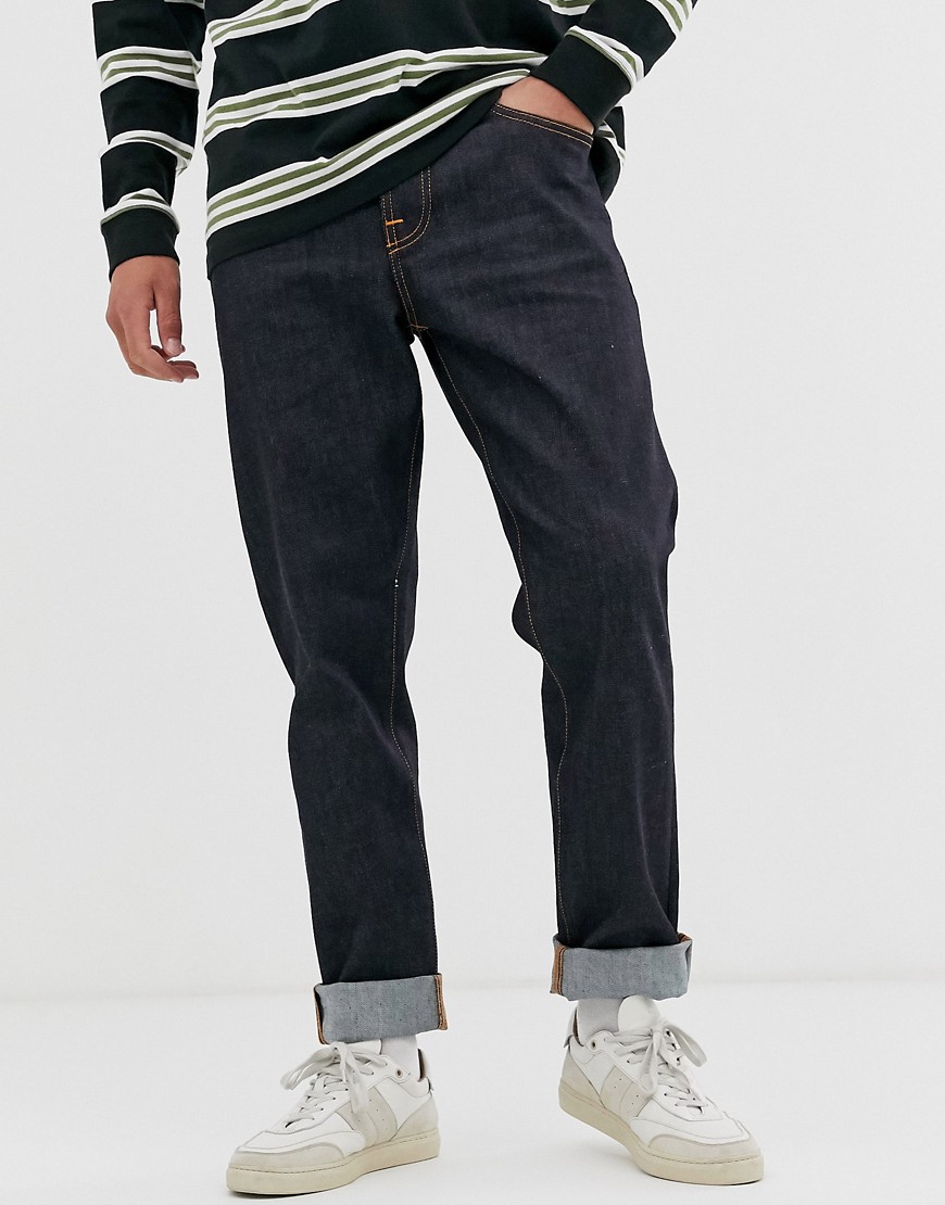 Nudie Jeans Co - Steady Eddie II - Regular-fit jeans met wassing-Marineblauw