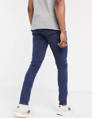 nudie jeans tight terry black ocean