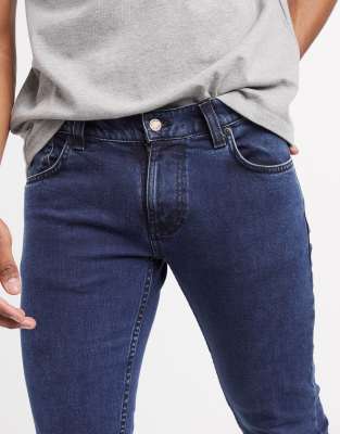 nudie jeans tight terry black ocean