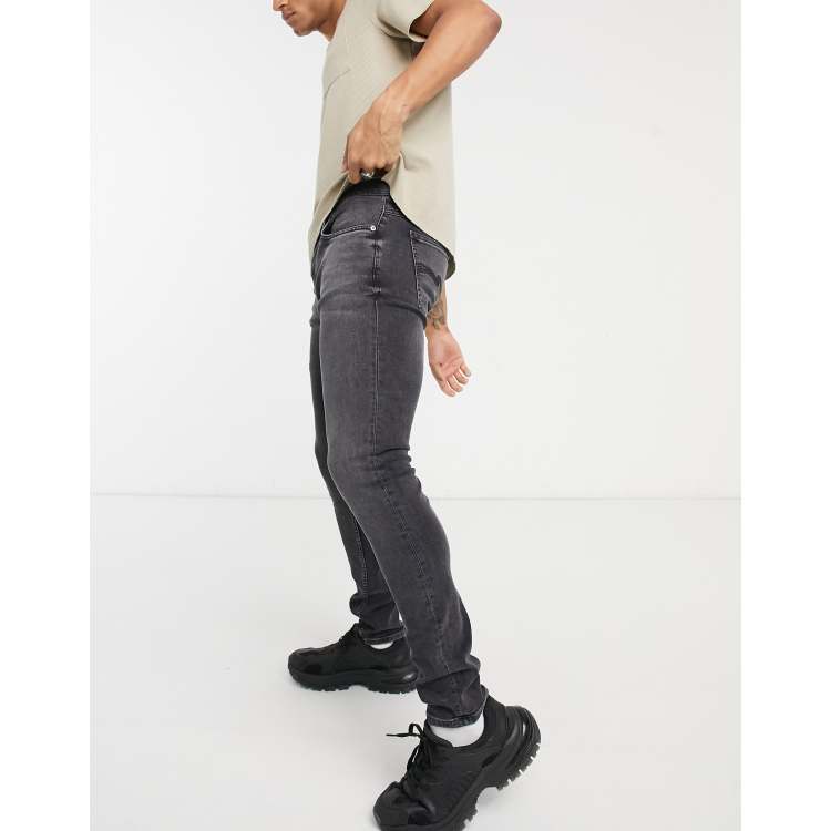 Nudie Jeans Co Tight Terry skinny fit jeans in fade to gray | ASOS