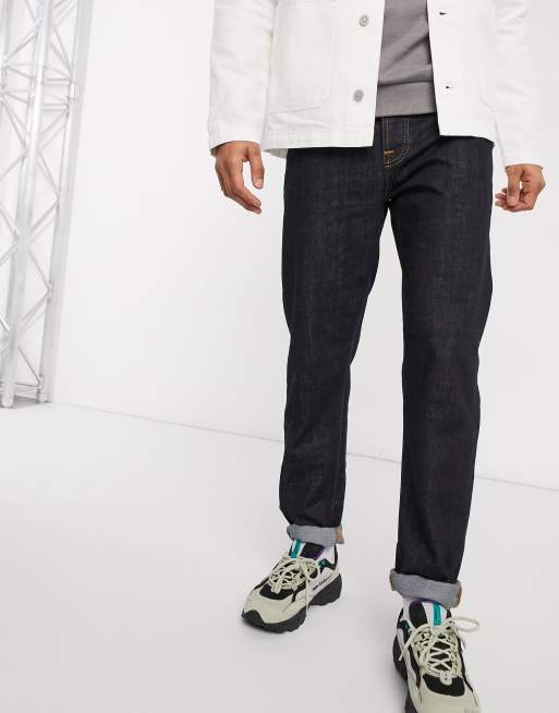 Nudie Jeans - Steady Eddie II - Regular- fit smaltoelopende jeans in rinsed