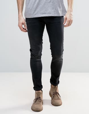 nudie skinny lin black