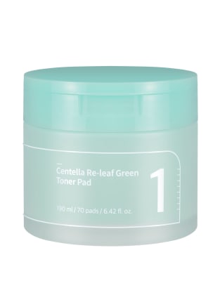 Korean Skincare Numbuzin No.1 Centella Re-leaf Green Toner Pad 190ml-no Color In Transparent