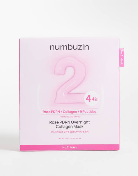 NUMBUZIN No.2 Rose PDRN Collagen Plumping Sheet Mask x5 - view 1