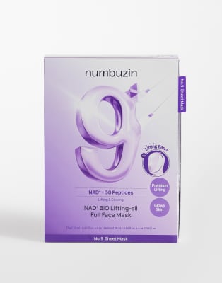 Korean Skincare Numbuzin No.9+ Nad+ Full Face Mask X4-no Color