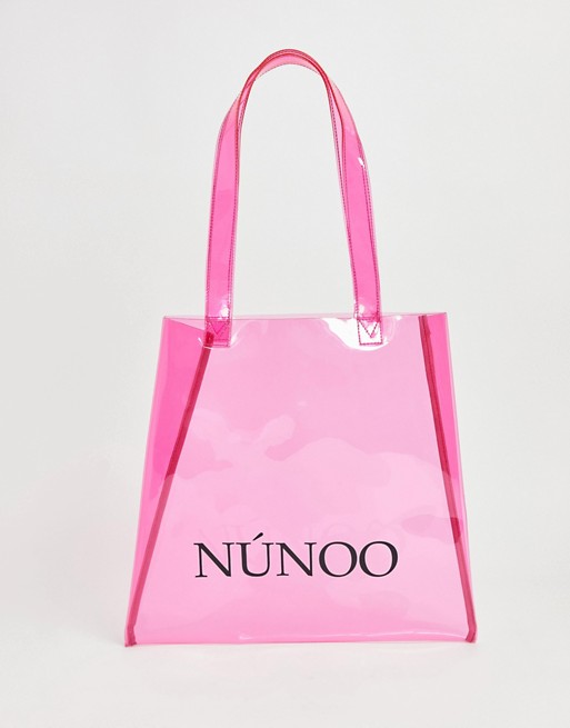 Nunoo Clear Pink Tote Bag in Small | ASOS