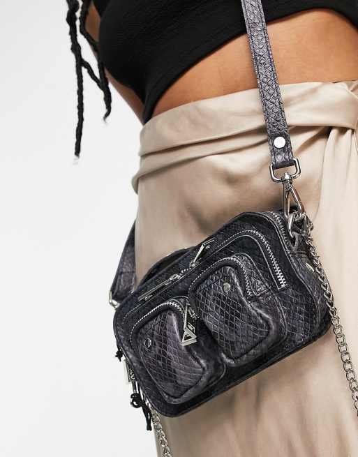 Grey on sale snake bag