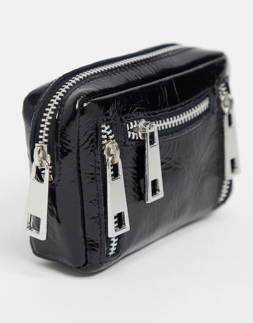 Nunoo Multi Zip Bag In Black