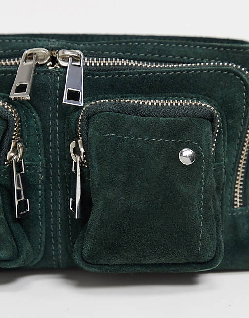 paritet navn skotsk Nunoo - Stine - Grøn taske i ruskind med lynlåslommer | ASOS
