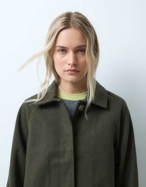 Nur durchgeknöpfte Jacke in Dunkelkhaki, 3 von 4