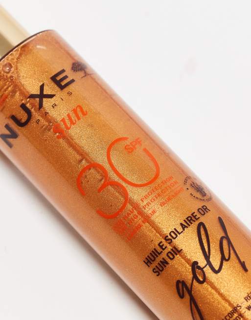 NUXE - Gold Sun - Zonnebrandolie met hoge bescherming - SPF 30 - 150ml, 2 van 4