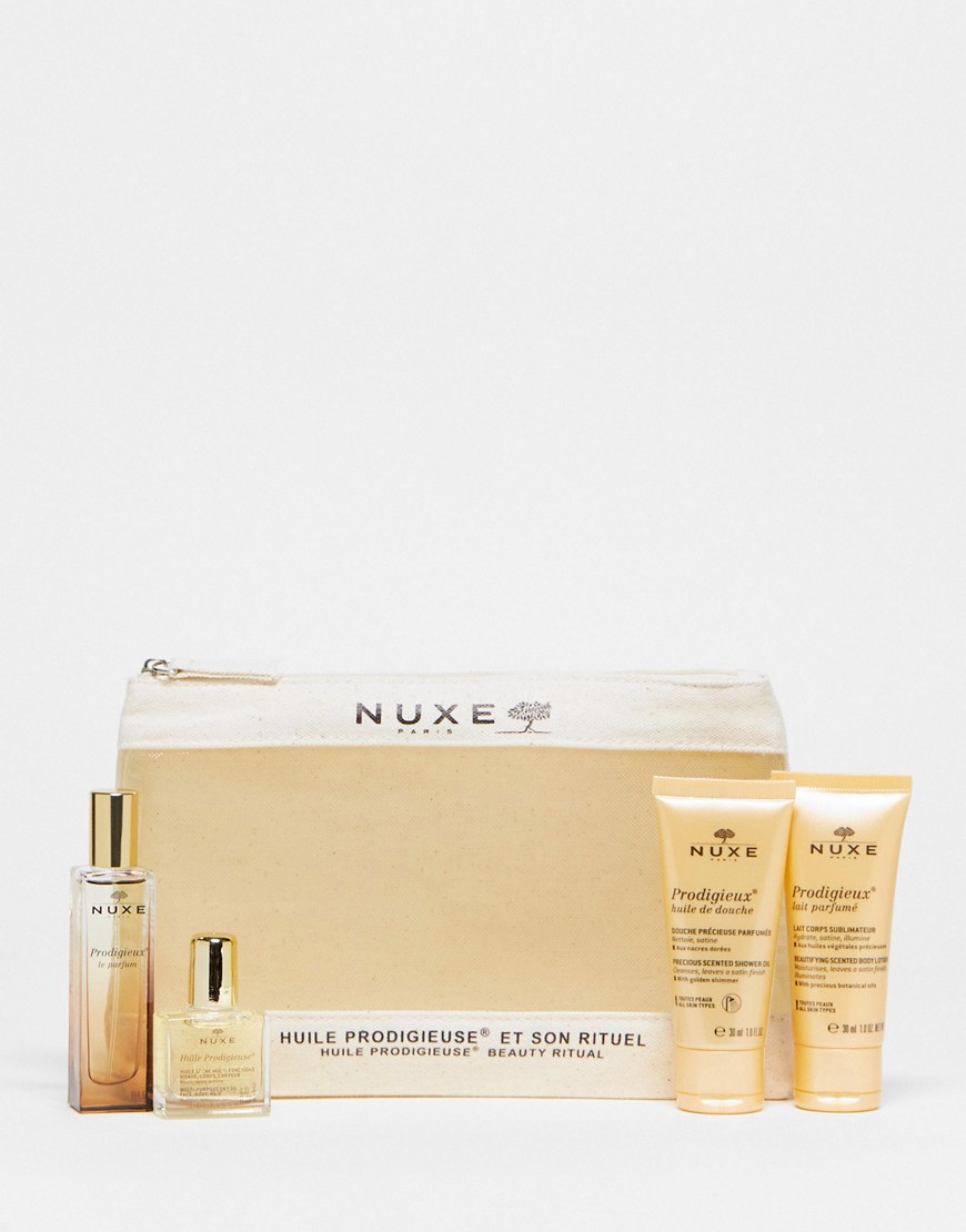 Nuxe Huile Prodigieuse Beauty Ritual Set - 37% Saving-No colour
