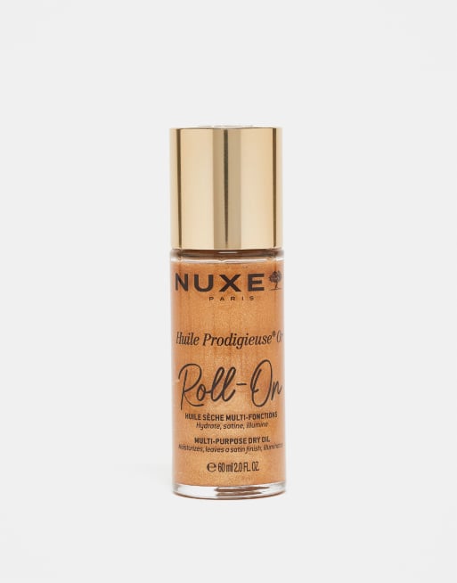 NUXE – Huile Prodigieuse Or Roll On – Mehrzweck-Trockenöl als Roll-Stick, 60 ml