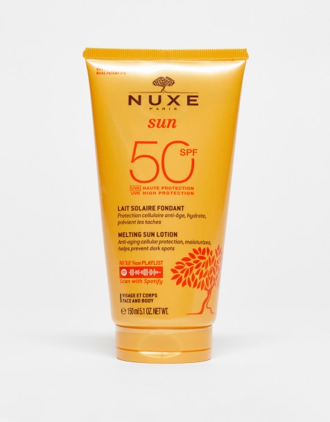 NUXE – Sun Melting Sun Lotion High Protection – Solskyddskräm för ansiktet med SPF50, 150ml - view 1