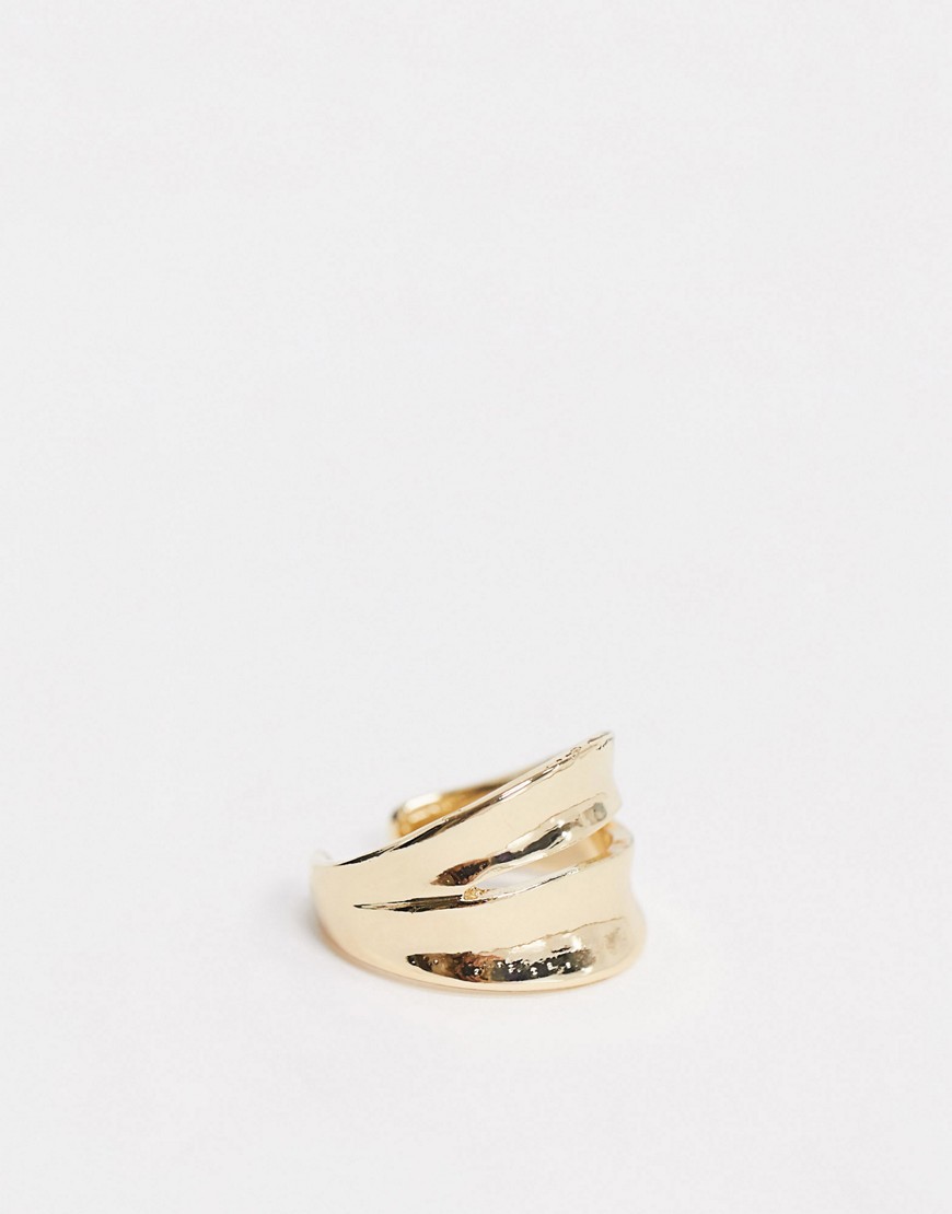 Nylon - Brede gouden ring