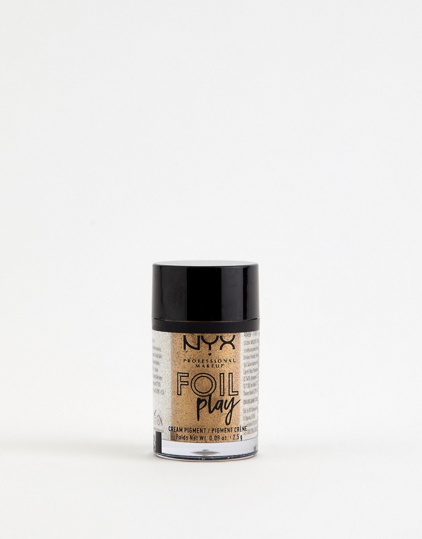 NYX – Professional Foil Play Cream Pigment – Ögonskugga i nyansen Pop Quiz-Brun