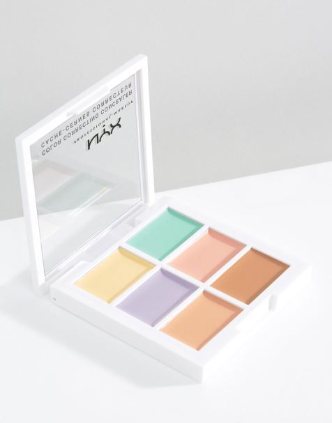 NYX Professional Makeup - 3C-palette med farvekorrigerende concealer og contour - view 1